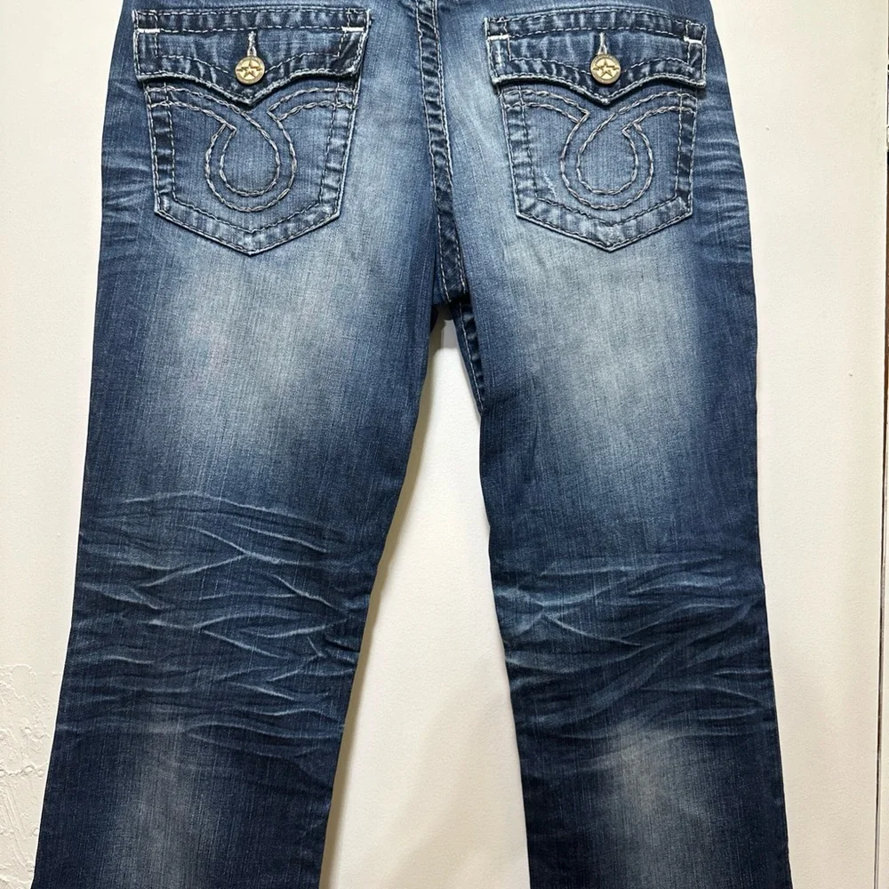 Big Star Liv Women's Boot Cut Jeans - Dark Blue - Picture 7 of 8